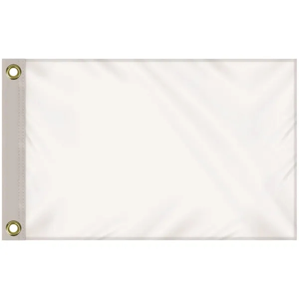 12" x 18" Full color printed Single Reverse Knitted Polyester Flag... from ASI 80228 Quinn