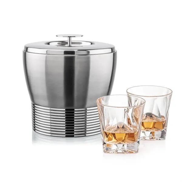The Genoa Ice Bucket & On-the-Rocks Set is designed for effortless... from ASI 84592 St Regis Group