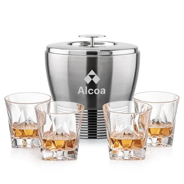 The Genoa Ice Bucket & On-the-Rocks Set is designed for effortless... from ASI 84592 St Regis Group