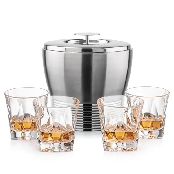 The Genoa Ice Bucket & On-the-Rocks Set is designed for effortless... from ASI 84592 St Regis Group