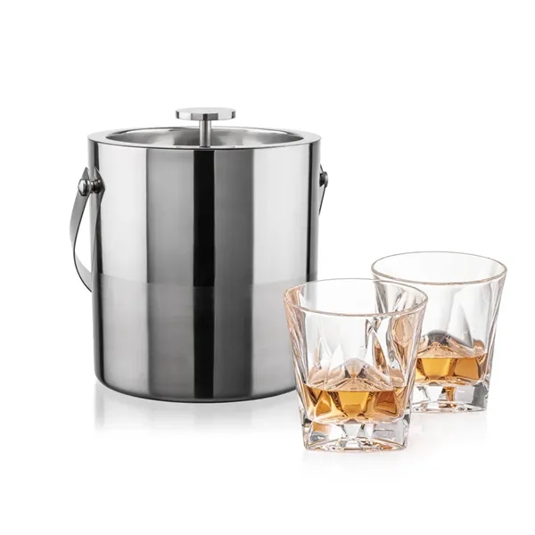 The Catania Ice Bucket with On-the-Rocks Set brings refined style and... from ASI 84592 St Regis Group