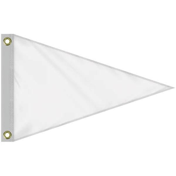 16" x 24" customized digitally printed double sided knitted polyester pennants... from ASI 80228 Quinn