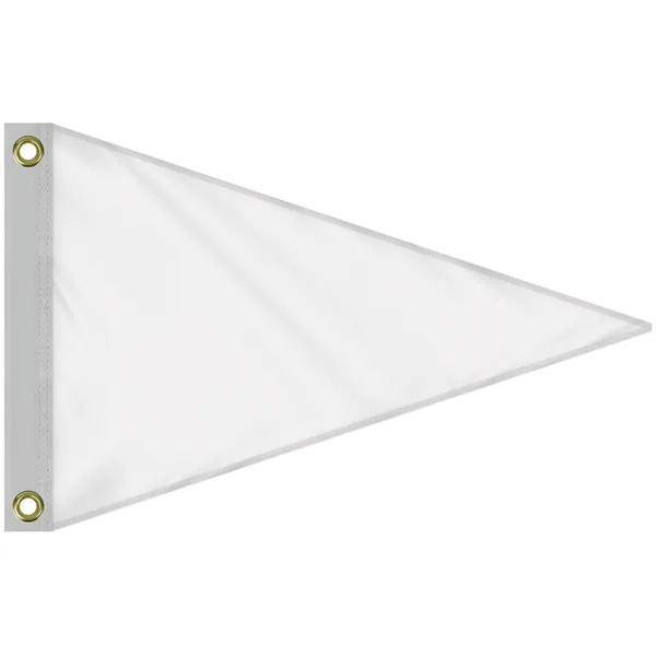 16" x 24" customized single reverse digitally printed knitted polyester pennants... from ASI 80228 Quinn