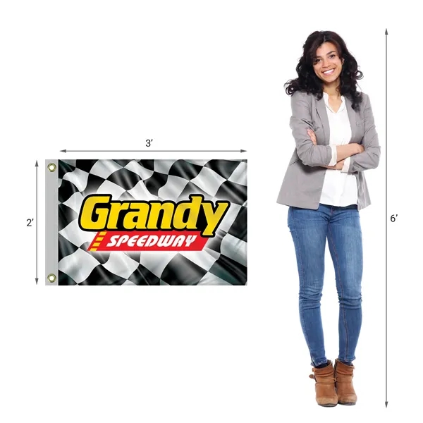 Economical 2' x 3' short-term outdoor and indoor-use full color 100... from ASI 80228 Quinn