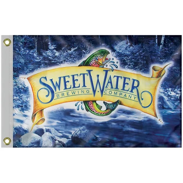 2' x 3' Digitally Printed Single Reverse Outdoor Knitted Polyester Flag... from ASI 80228 Quinn