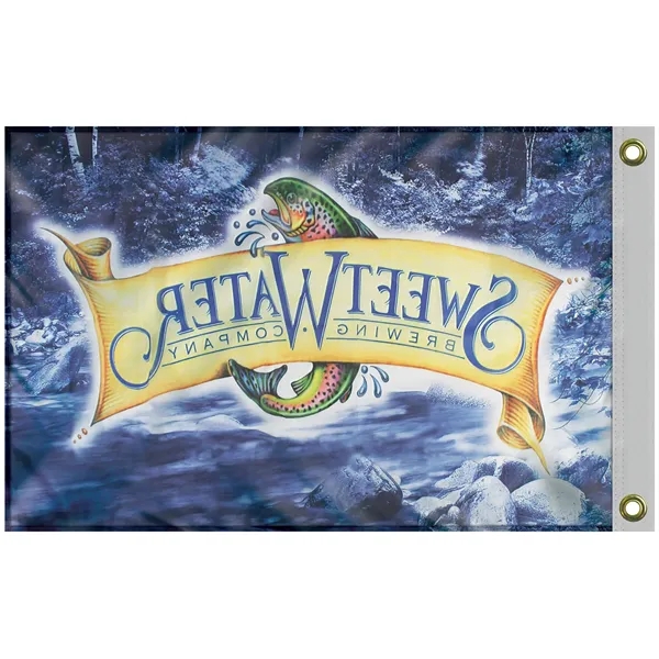 2' x 3' Digitally Printed Single Reverse Outdoor Knitted Polyester Flag... from ASI 80228 Quinn