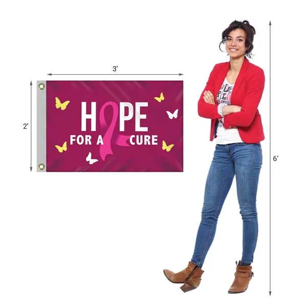 2' x 3' Digitally Printed Single Reverse Outdoor Knitted Polyester Flag... from ASI 80228 Quinn