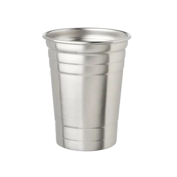 Powder coated stainless steel beer glass of 16oz. capacit with 1... from ASI 37218 Athena Promo (tm)
