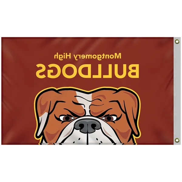 2.5' x 4' Promotional Polyester Single Reverse Flag... from ASI 80228 Quinn