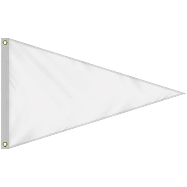 2.5' x 4' customized sided digitally printed knitted polyester pennants... from ASI 80228 Quinn