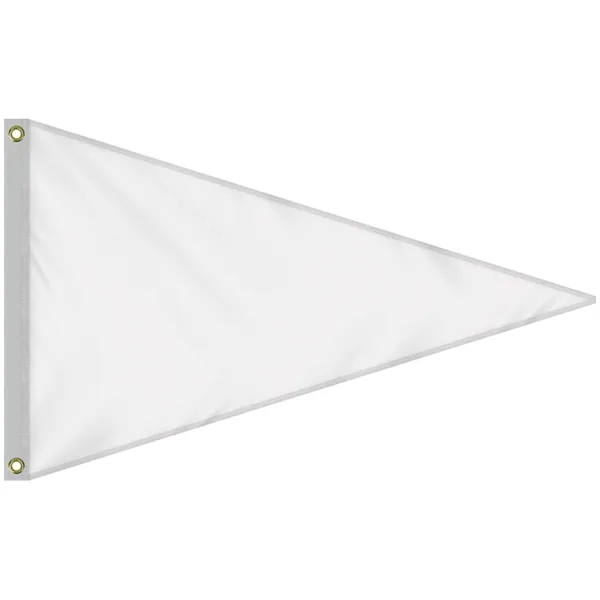 2.5' x 4' customized single reverse digitally printed knitted polyester pennants... from ASI 80228 Quinn