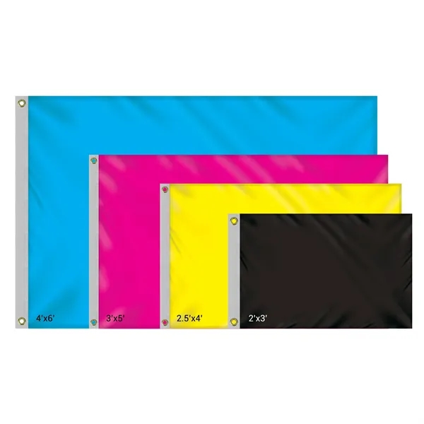 3' x 5' Promotional Polyester Single Reverse Flag... from ASI 80228 Quinn