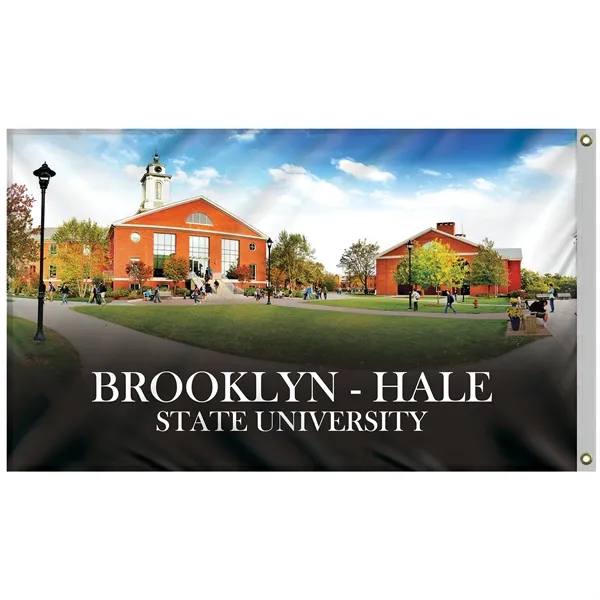 3' x 5' Digitally Printed Double Sided Outdoor Knitted Polyester Flag.... from ASI 80228 Quinn