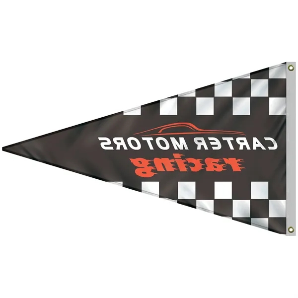 3' x 5' customized single reverse digitally printed knitted polyester pennants... from ASI 80228 Quinn