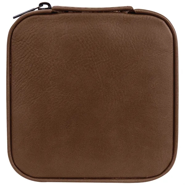 4" x 4" x 2" Leatherette Travel Jewelry Box... from ASI 74601 Calico