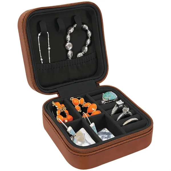 4" x 4" x 2" Leatherette Travel Jewelry Box... from ASI 74601 Calico