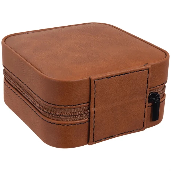 4" x 4" x 2" Leatherette Travel Jewelry Box... from ASI 74601 Calico