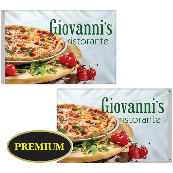 4' x 6' Digitally Printed Double Sided Outdoor Knitted Polyester Flag... from ASI 80228 Quinn