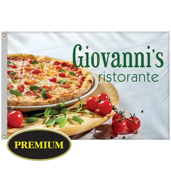 4' x 6' Digitally Printed Single Reverse Outdoor Knitted Polyester Flag... from ASI 80228 Quinn