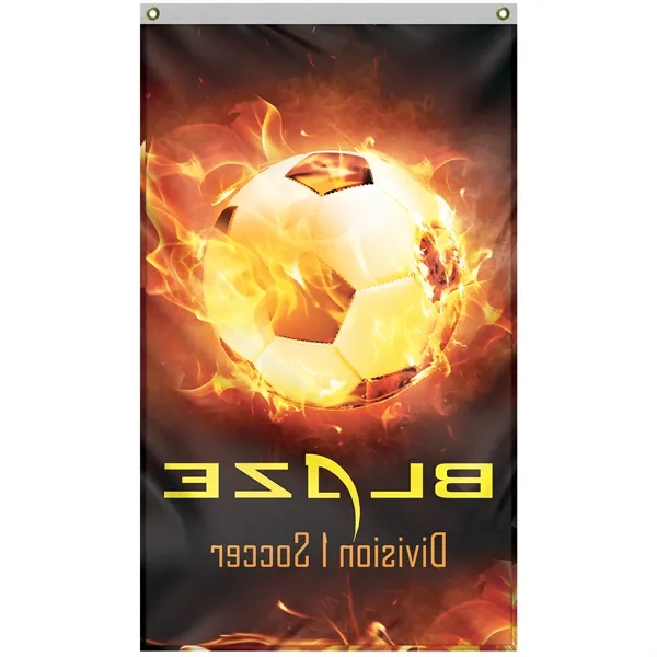 3' x 5' Promotional Polyester Single Reverse Flag... from ASI 80228 Quinn