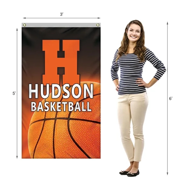 3' x 5' Promotional Polyester Single Reverse Flag... from ASI 80228 Quinn