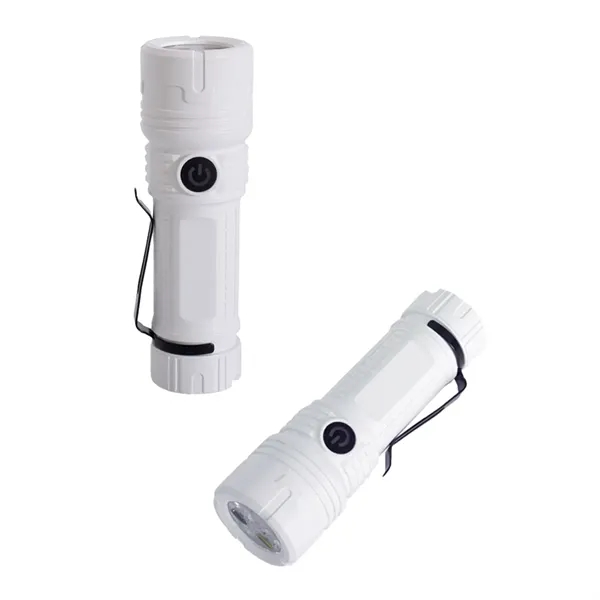 Rechargeable LED Clip Flashlight... from ASI 36730 Ariel Premium Supply Inc