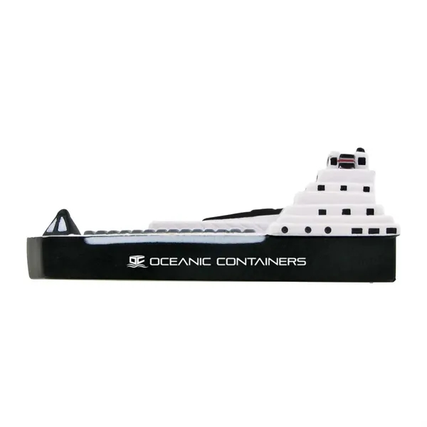Container/cargo ship shaped stress reliever of made of PU foam.... from ASI 63549 Jornik Manufacturing Corp