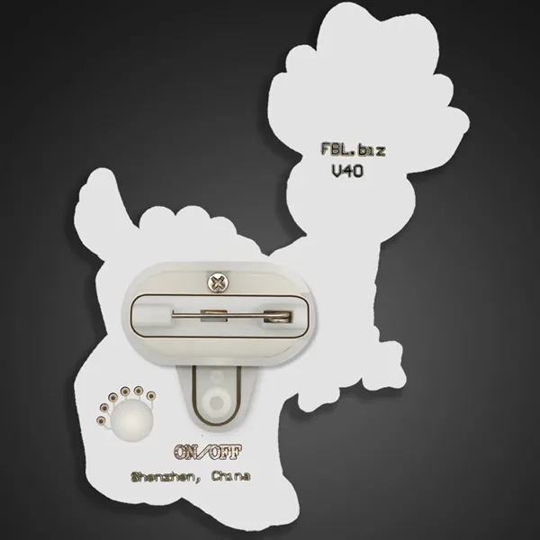 Officially licensed Rudolph the Red Nosed Reindeer flashing pins. Blank.... from ASI 34194 ALightPromos / Alight Promotional Products