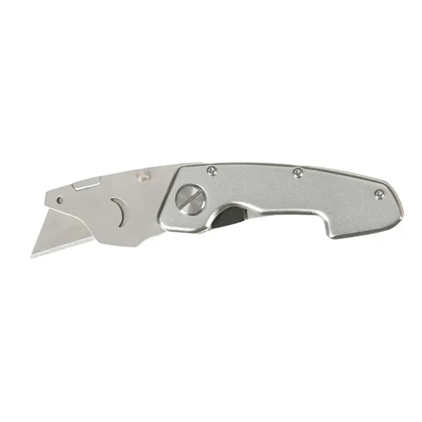 Foldable utility blade box cutter plus laser engraving on 1 location... from ASI 37218 Athena Promo (tm)
