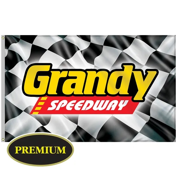 5' x 8' Digitally Printed Outdoor Knitted Polyester Single Reverse Flag... from ASI 80228 Quinn