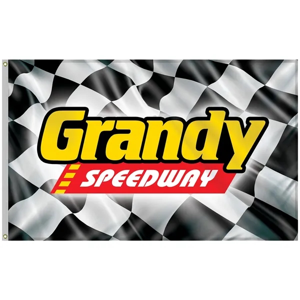 5' x 8' Digitally Printed Outdoor Knitted Polyester Single Reverse Flag... from ASI 80228 Quinn