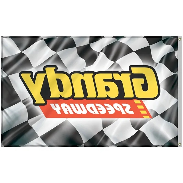 5' x 8' Digitally Printed Outdoor Knitted Polyester Single Reverse Flag... from ASI 80228 Quinn