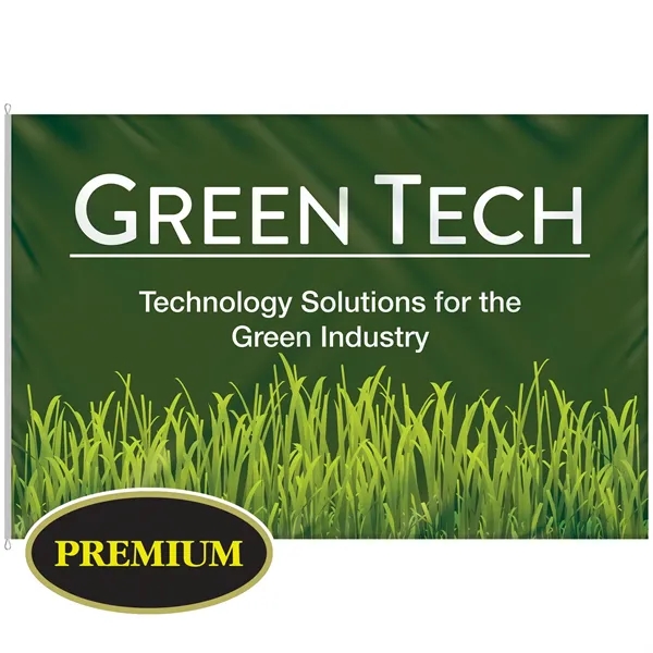 8' x 12' Large Digitally Printed Single Reverse Knit Poly Flags... from ASI 80228 Quinn