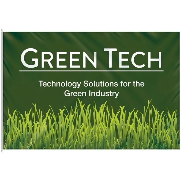 8' x 12' Large Digitally Printed Single Reverse Knit Poly Flags... from ASI 80228 Quinn