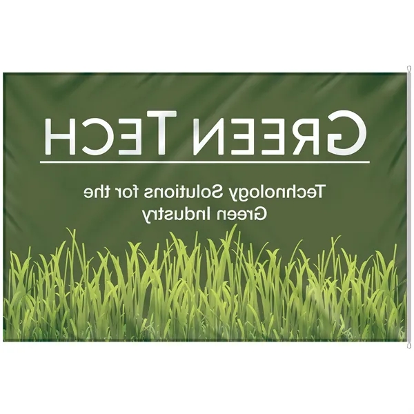 8' x 12' Large Digitally Printed Single Reverse Knit Poly Flags... from ASI 80228 Quinn