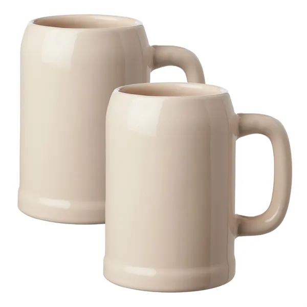 Ceramic beer stein mug of 24 oz. capacity with 1 color... from ASI 37218 Athena Promo (tm)
