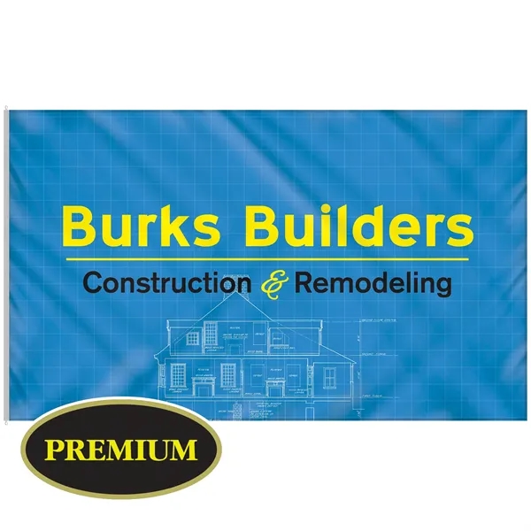 15' x 25' Large Digitally Printed Knit Poly Flags... from ASI 80228 Quinn