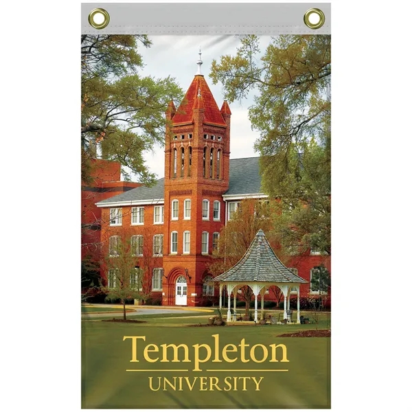 12" x 18" Standard Single Reverse Knitted Polyester Vertical Banners... from ASI 80228 Quinn