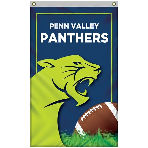 2.5' x 4' Double Sided Outdoor Knitted Poly Vertical Banner... from ASI 80228 Quinn