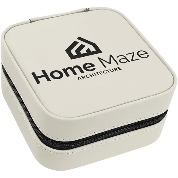 4" x 4" x 2" Leatherette Travel Jewelry Box... from ASI 74601 Calico
