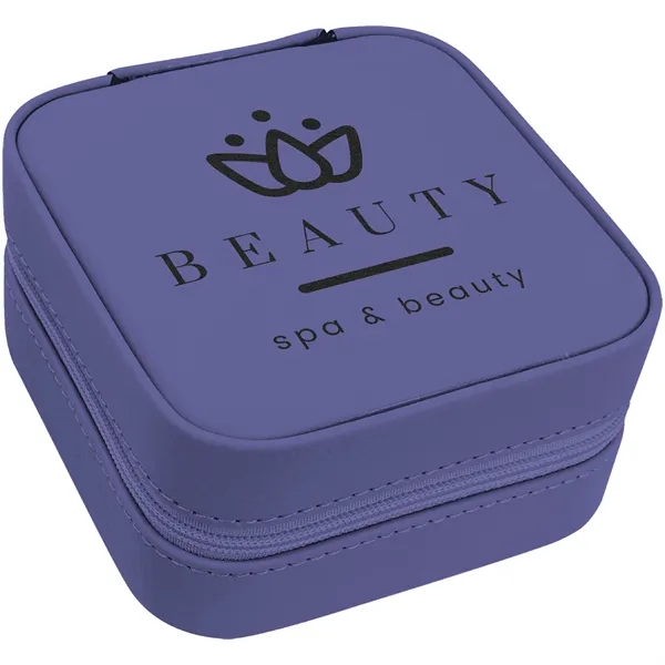 4" x 4" x 2" Leatherette Travel Jewelry Box... from ASI 74601 Calico