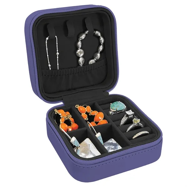 4" x 4" x 2" Leatherette Travel Jewelry Box... from ASI 74601 Calico