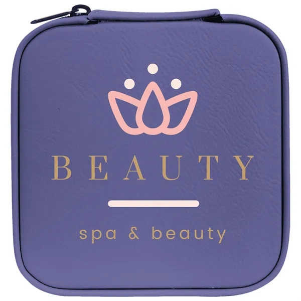 4" x 4" x 2" Leatherette Travel Jewelry Box... from ASI 74601 Calico