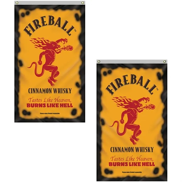 3' x 5' Double Sided Outdoor Knitted Poly Vertical Banner... from ASI 80228 Quinn