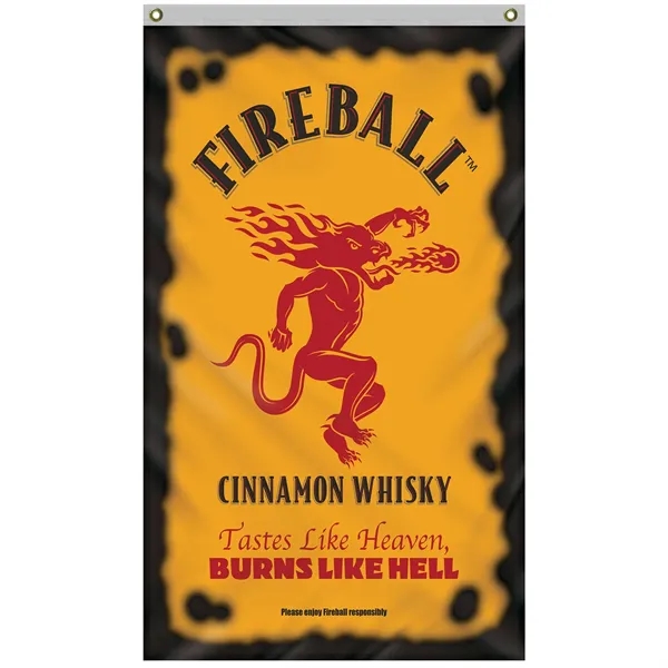 3' x 5' Double Sided Outdoor Knitted Poly Vertical Banner... from ASI 80228 Quinn