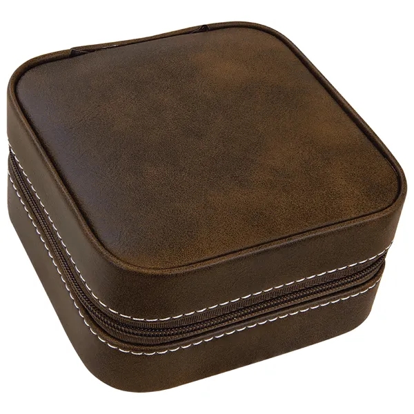 4" x 4" x 2" Leatherette Travel Jewelry Box... from ASI 74601 Calico