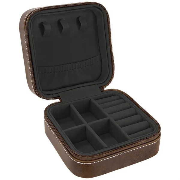 4" x 4" x 2" Leatherette Travel Jewelry Box... from ASI 74601 Calico