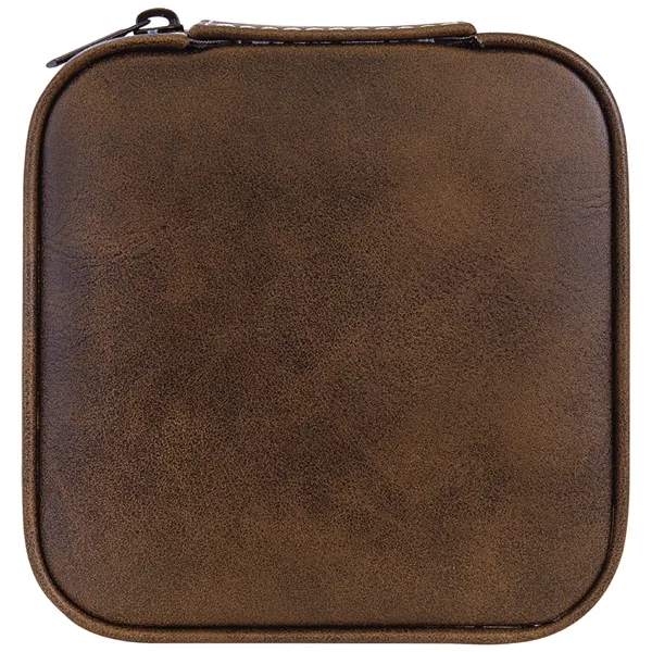 4" x 4" x 2" Leatherette Travel Jewelry Box... from ASI 74601 Calico