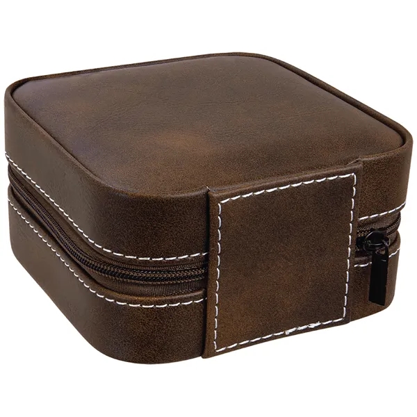 4" x 4" x 2" Leatherette Travel Jewelry Box... from ASI 74601 Calico