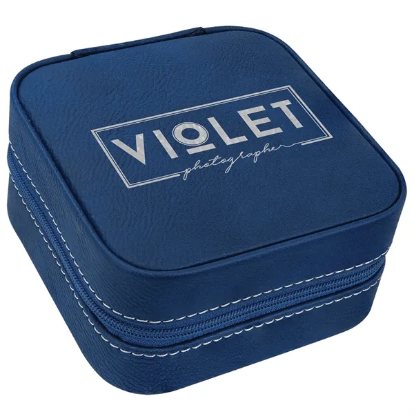 4" x 4" x 2" Leatherette Travel Jewelry Box... from ASI 74601 Calico